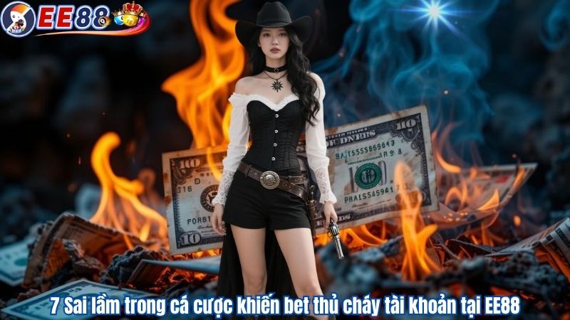 7 Sai lầm trong cá cược khiến bet thủ cháy tài khoản tại EE88